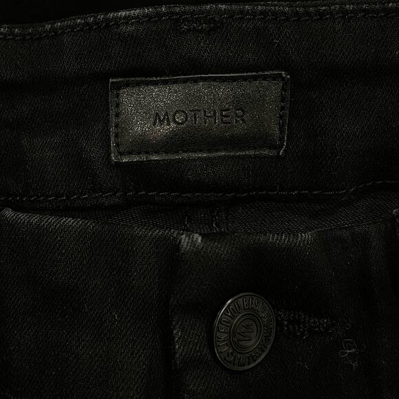 Mother The Looker Ankle Fray Jeans in Guilty As Sin Size 27 - Picture 9 of 12